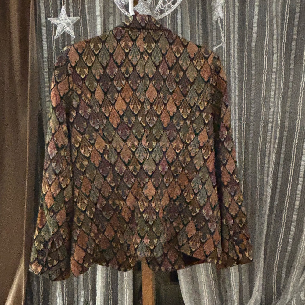 Multicolor Patterned Women's Jacket - image 4